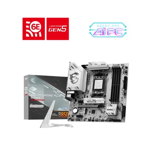 MSI B850M GAMING PLUS WIFI6E AM5 mATX Motherboard