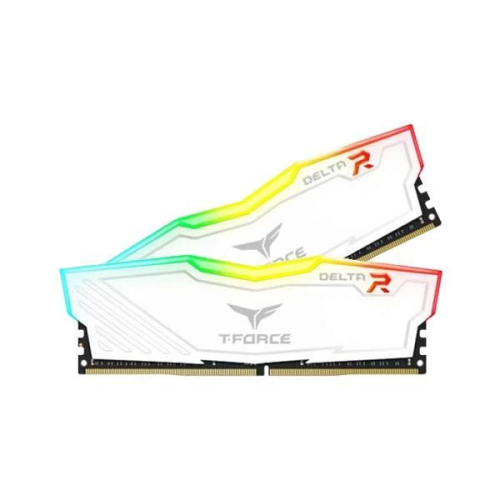 TEAM DELTA WHITE 8GB 3200MHz DDR4 RGB Desktop RAM