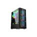 Aptech AP-8308B ARGB Gaming Casing- Black